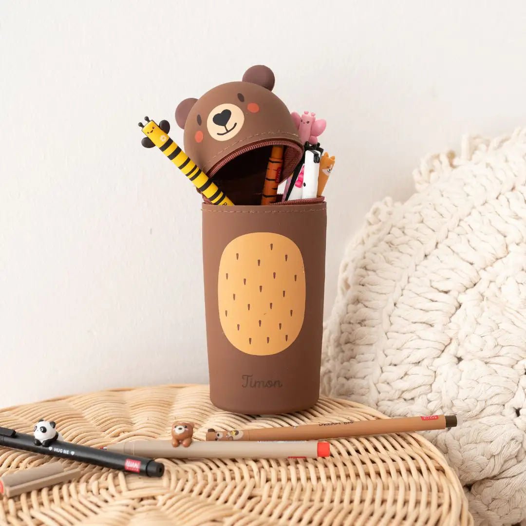 Federmäppchen personalisiert - Bär oder Hase - wunderwunsch
