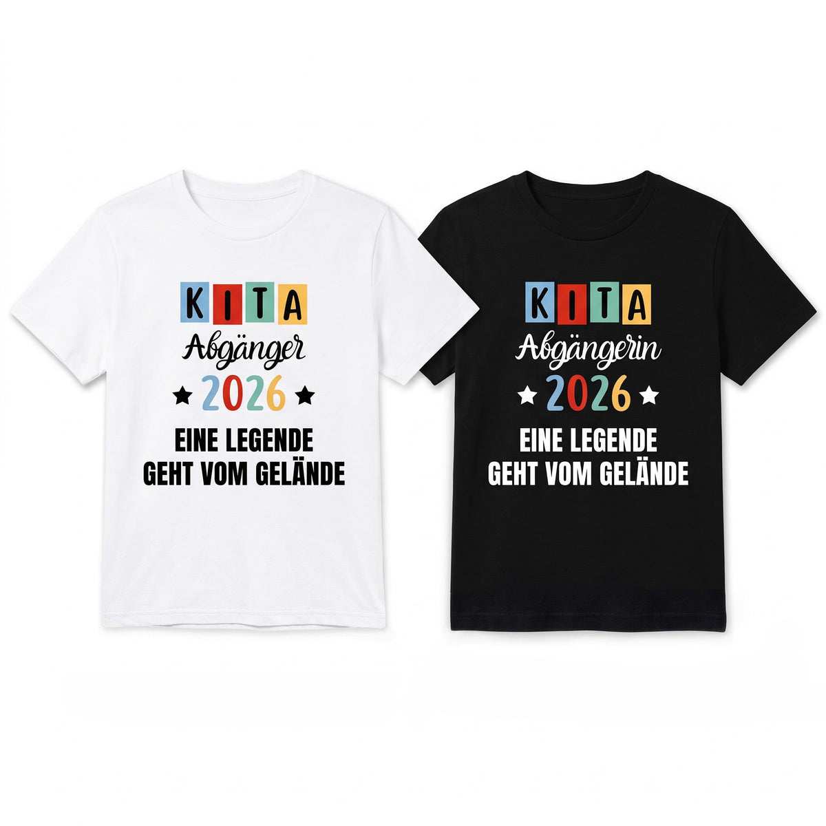 T-Shirt "Kita Abgänger/in 2026" - wunderwunsch