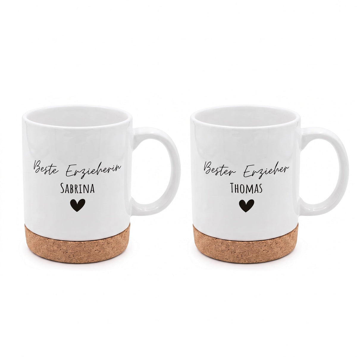 Tasse mit Korkboden - Erzieher/in - wunderwunsch