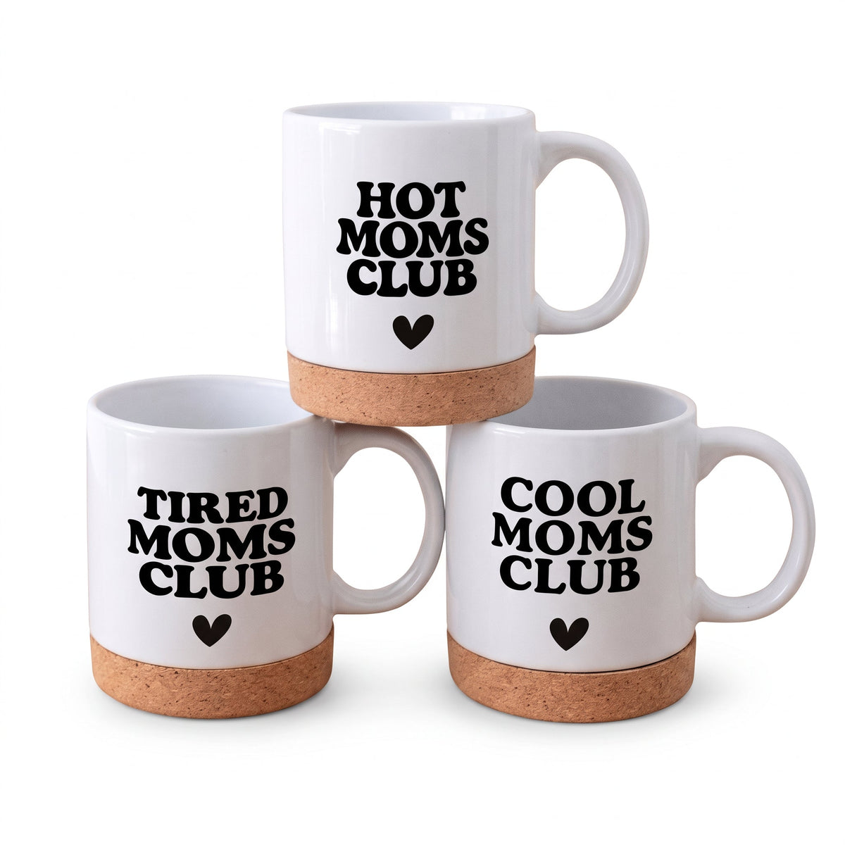 Tasse mit Korkboden - Moms Club - wunderwunsch