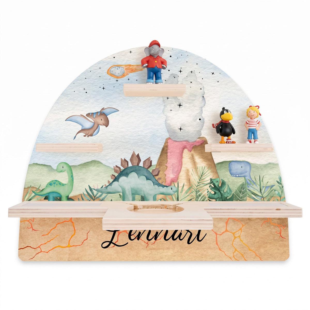 Toniebox Regal Holz - Dinos - wunderwunsch