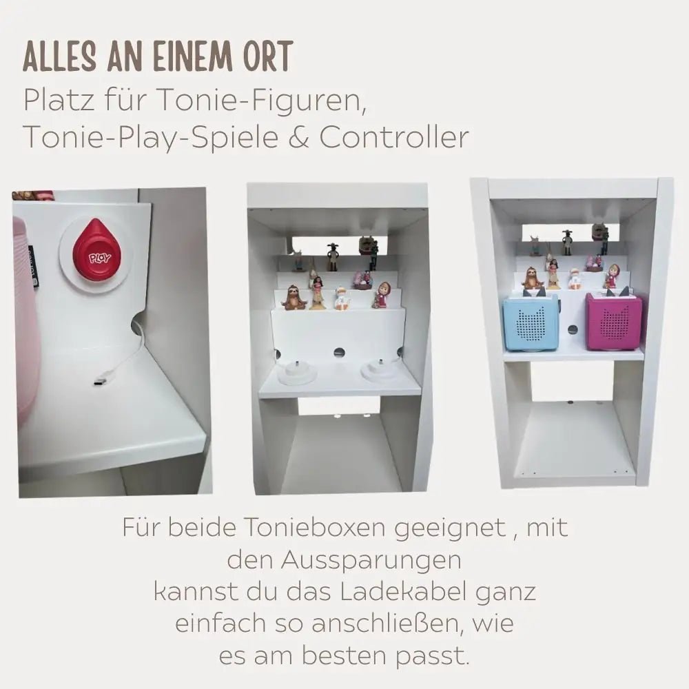 Tonieregal-Einsatz „Tribüne“ für IKEA® Kallax-Regal - wunderwunsch