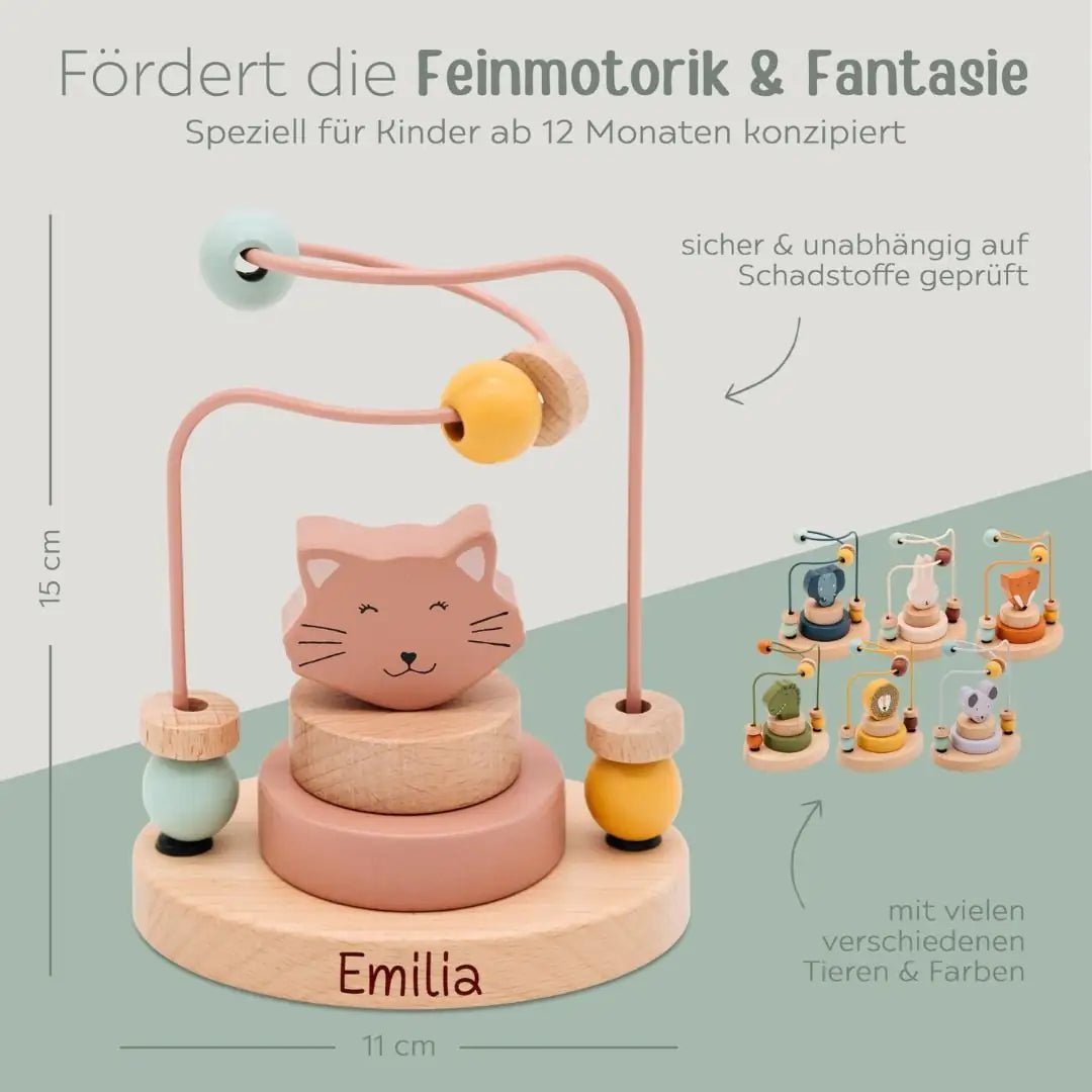 TRIXIE Motorikschleife Tier personalisierbar - wunderwunsch
