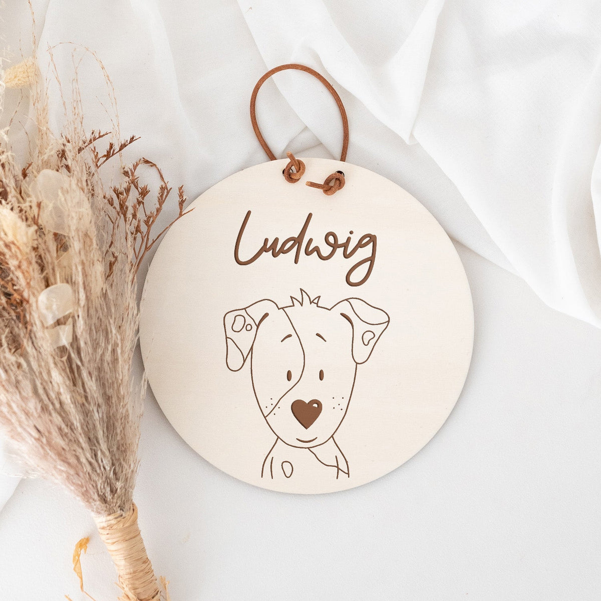 Türschild Kinderzimmer personalisiert - Tier Gravur - wunderwunsch