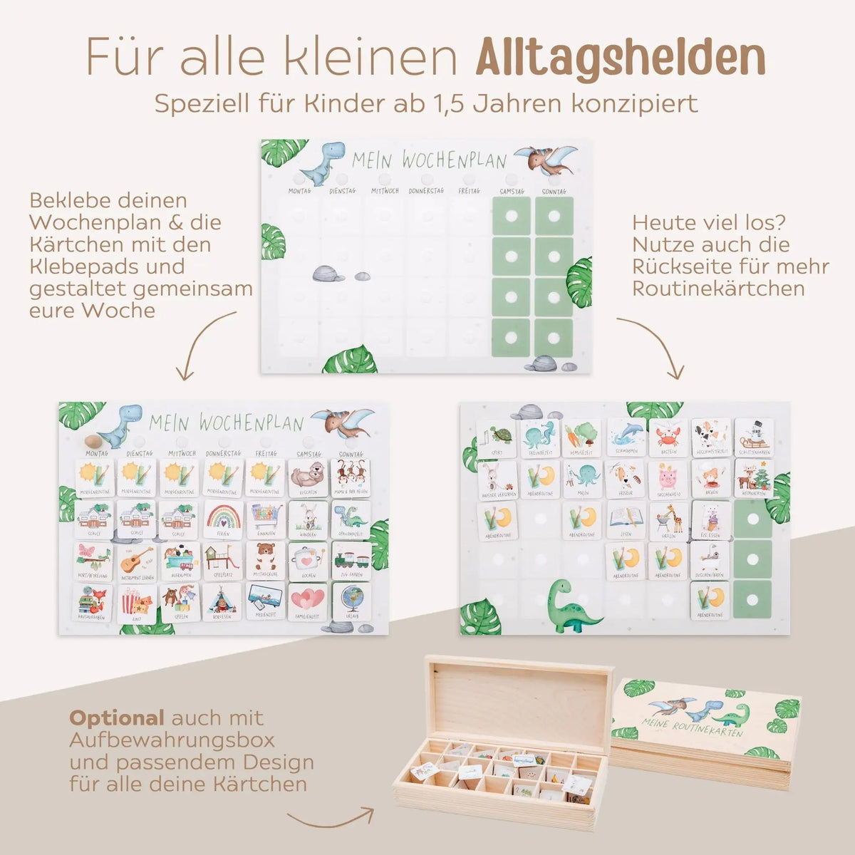 Wochenplan "Dinos" - wunderwunsch