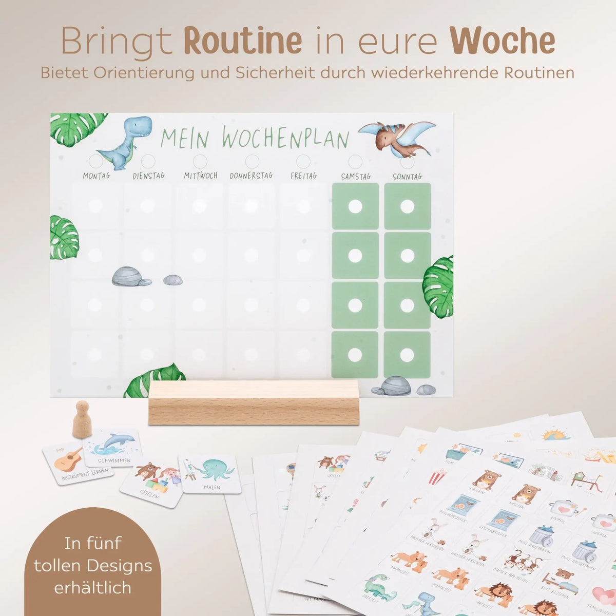 Wochenplan "Dinos" - wunderwunsch