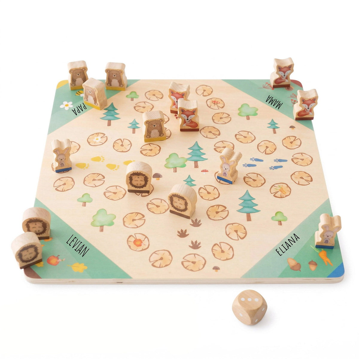 Wunderwunsch x SMALL FOOT Ludo Spiel personalisiert - wunderwunsch