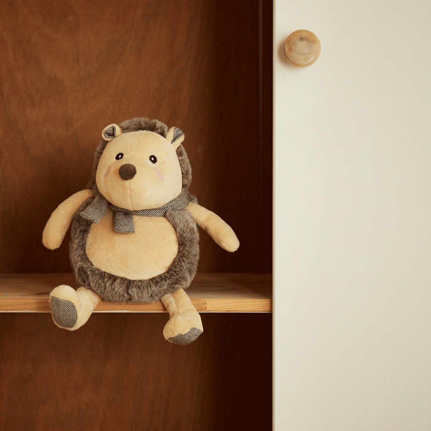 BIECO Großes Kuscheltier Igel oder Reh personalisiert - wunderwunsch