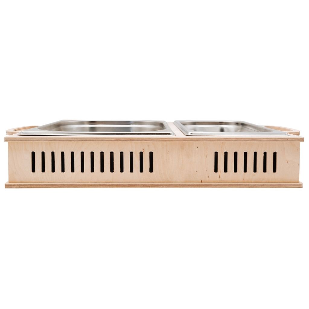 B-WARE Warmhalteplatte aus Holz