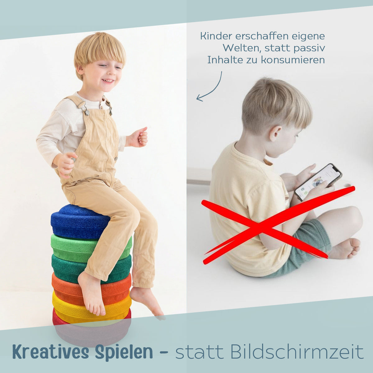 Stapelwelt-Bundle: Abenteuerbrücke + MyFunStone Spielsteine