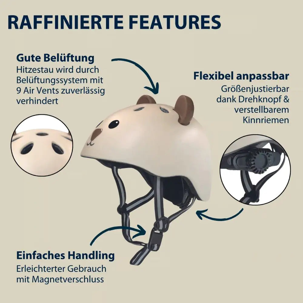 HUDORA Kinderhelm Tier - wunderwunsch