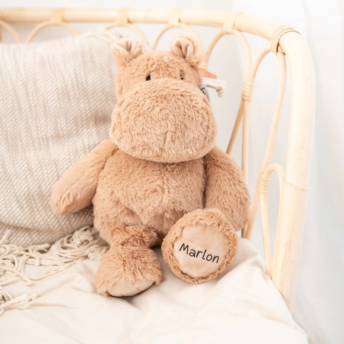 Kuscheltiere nougat - Nilpferd, Hase, Elefant personalisierbar Kuscheltier -  wunderwunsch