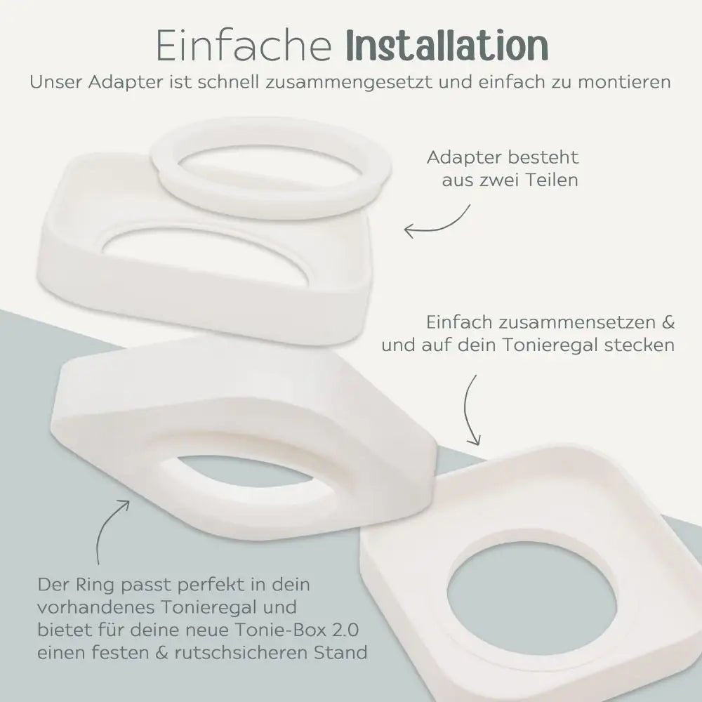 Adapter für Toniebox-Regal für Toniebox 2 - wunderwunsch