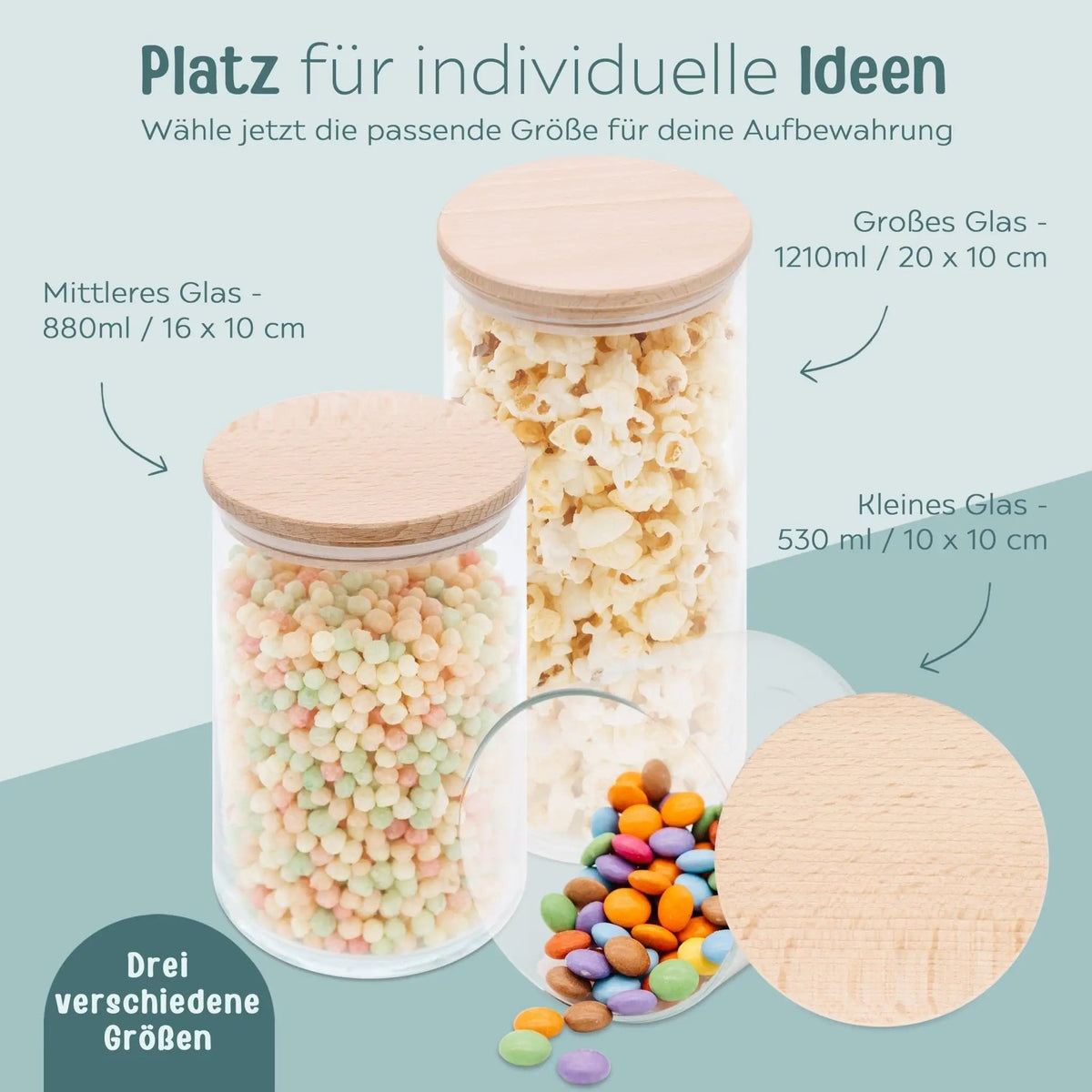 Aufbewahrungsglas "Taufe, Jugendweihe, Konfirmation" - wunderwunsch