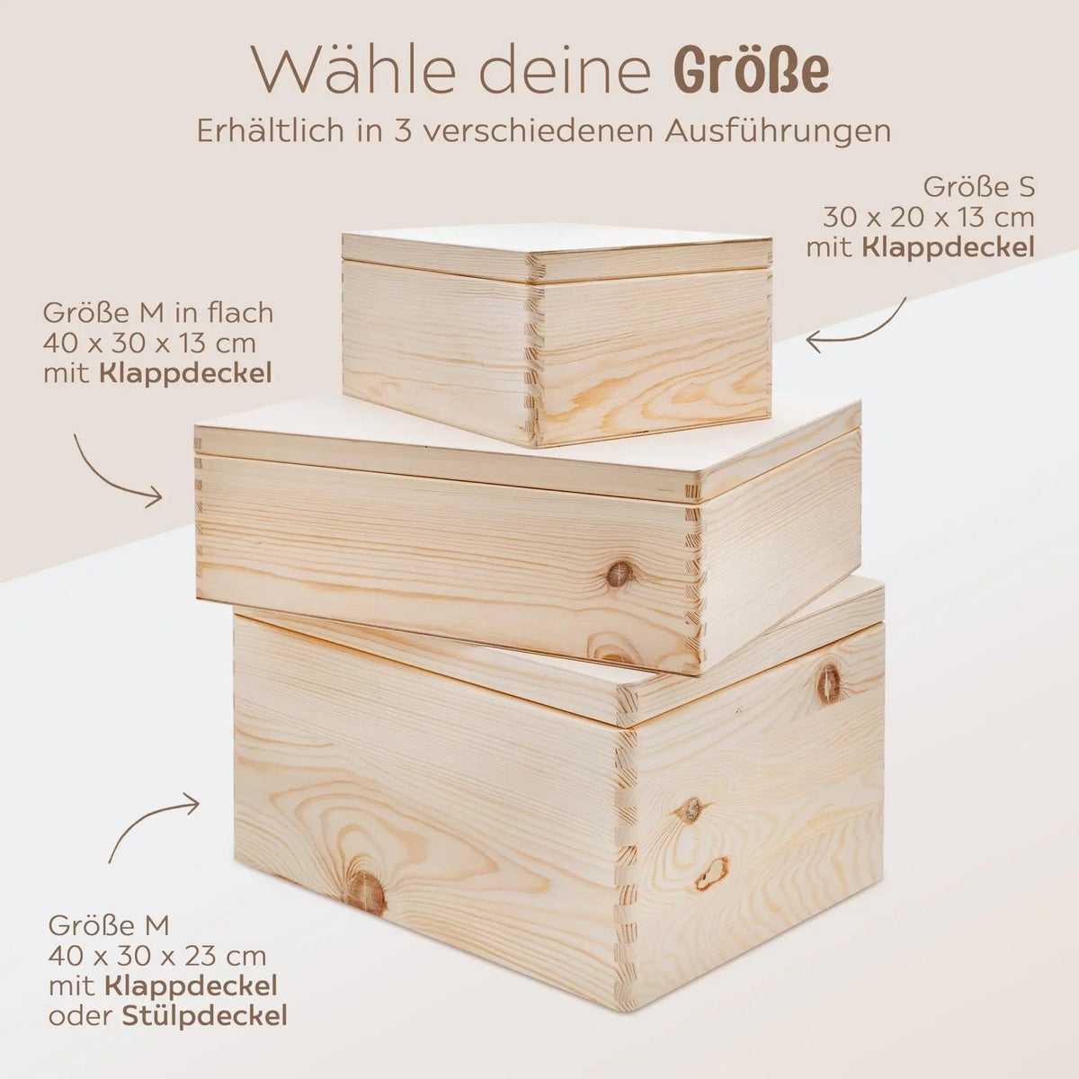 B-WARE Holzkiste - wunderwunsch