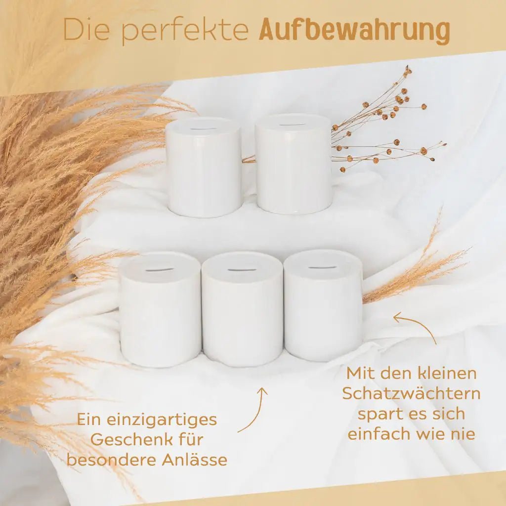 B-WARE Spardose aus Keramik - wunderwunsch