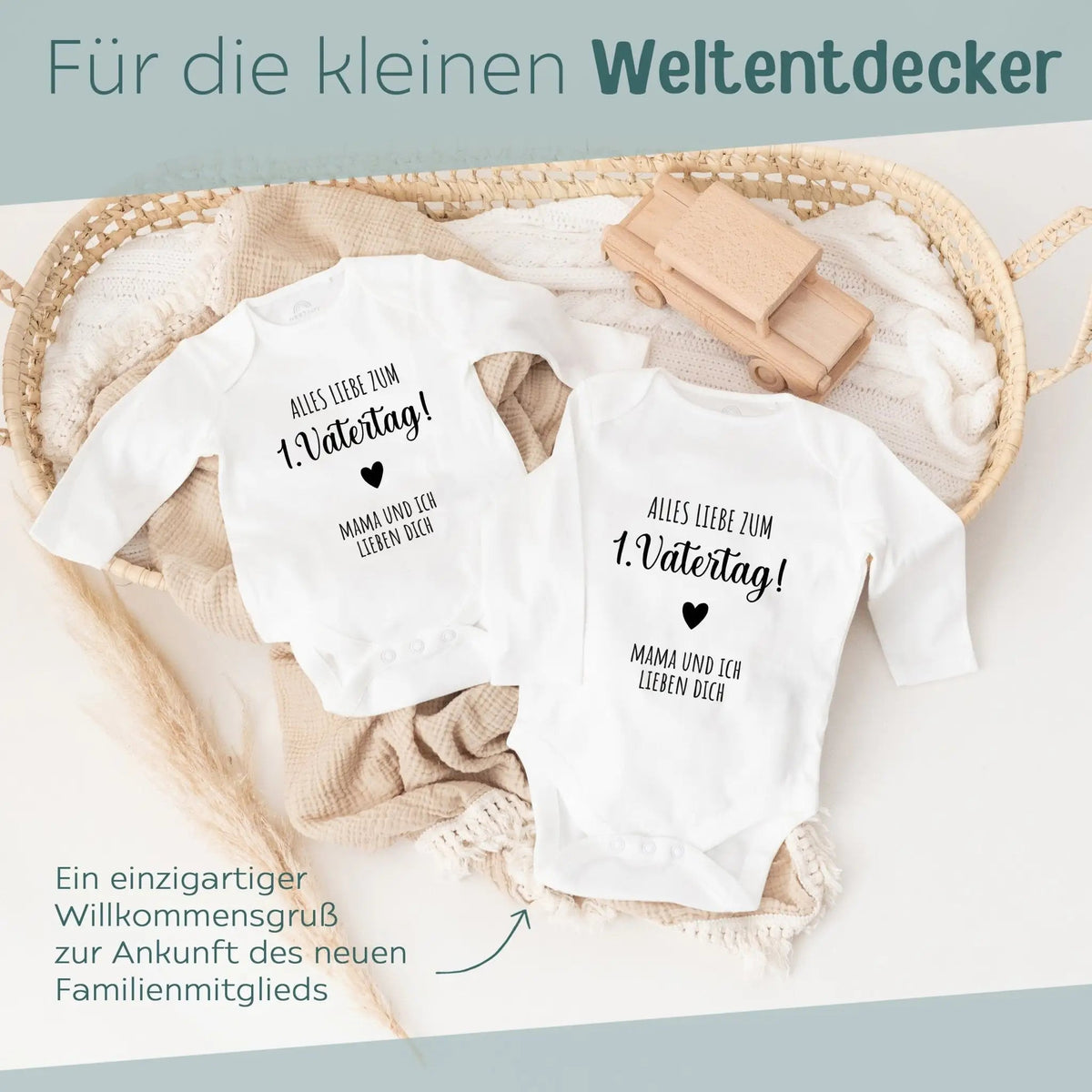 Baby Body "Alles Liebe zum 1. Vatertag" - wunderwunsch