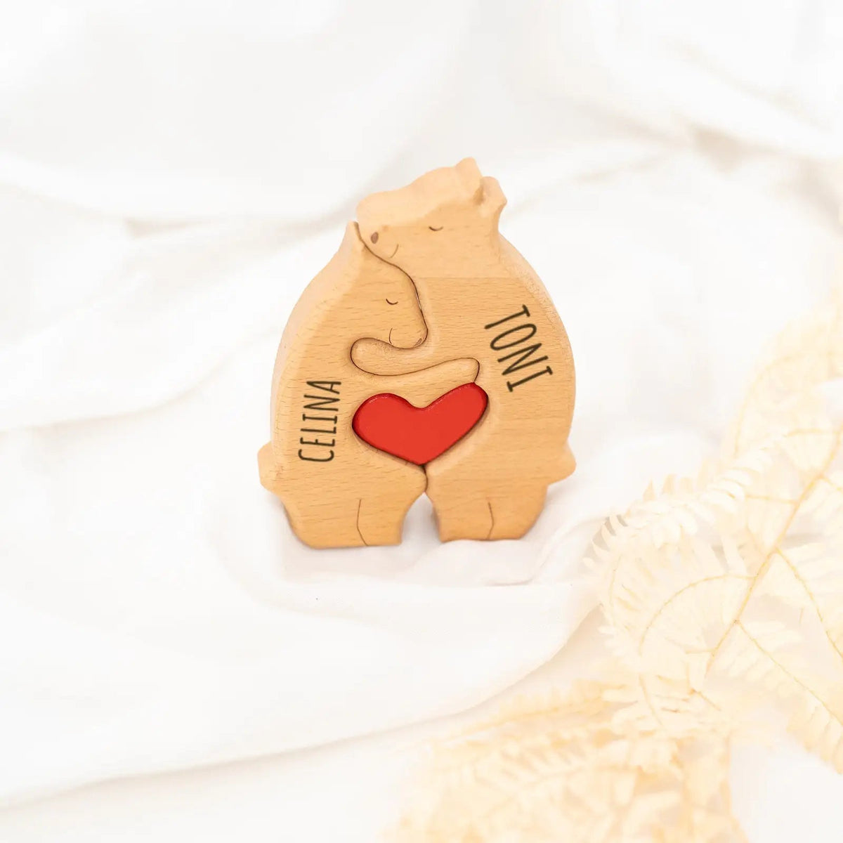 Bär Familie Puzzle personalisiert - wunderwunsch