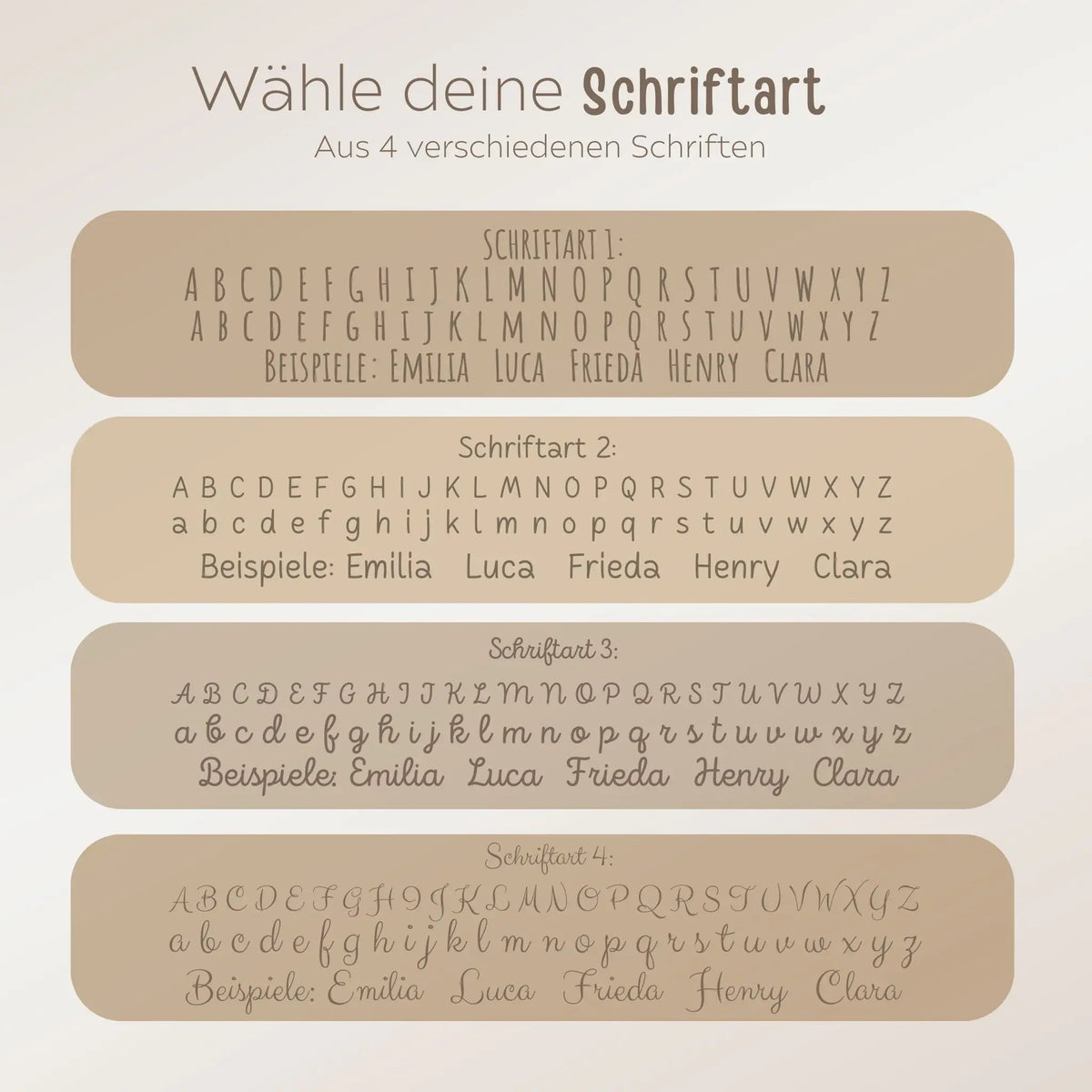 Bambus Besteck-Set mit Silikon personalisierbar - wunderwunsch