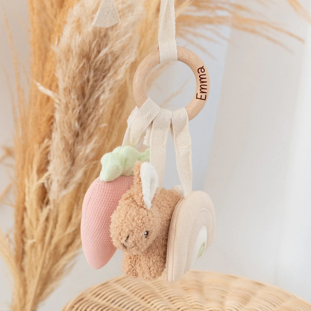 BIECO Aktivitätsring Hase Möhre Regenbogen - wunderwunsch
