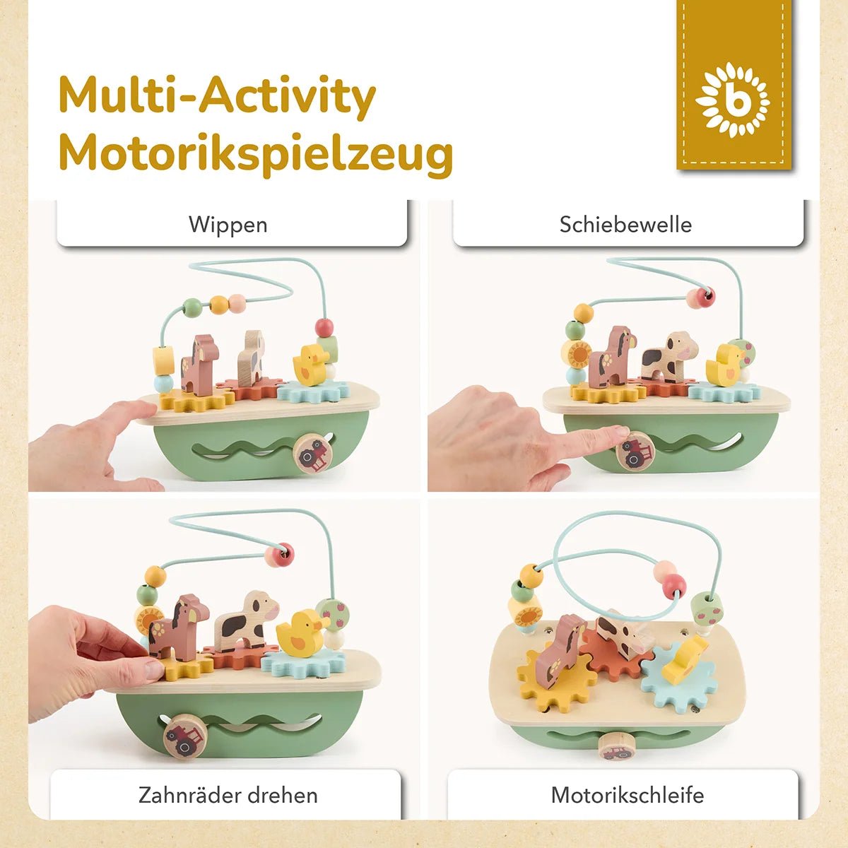 BIECO Motorikschleife personalisiert - wunderwunsch