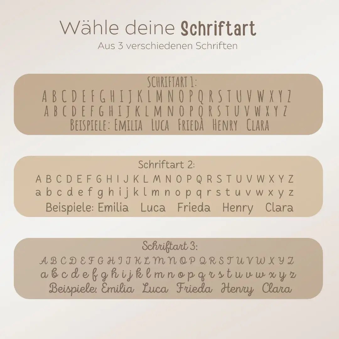 BIECO Steckentier personalisiert - Bär, Reh, Hase - wunderwunsch