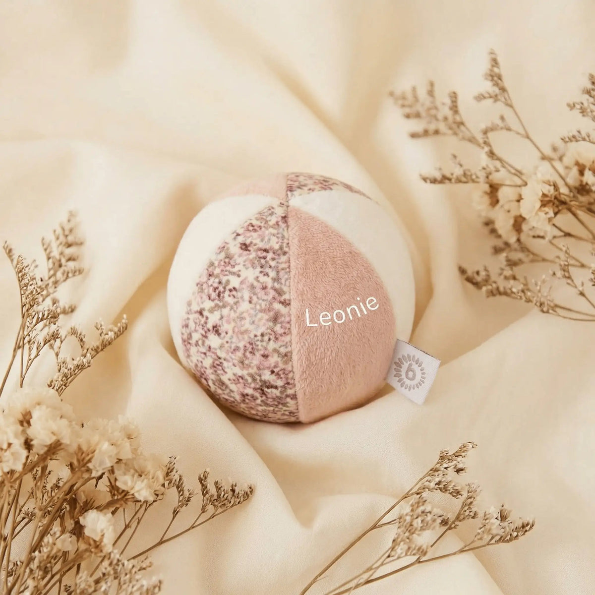 BIECO Stoffball mit Rassel personalisiert - wunderwunsch