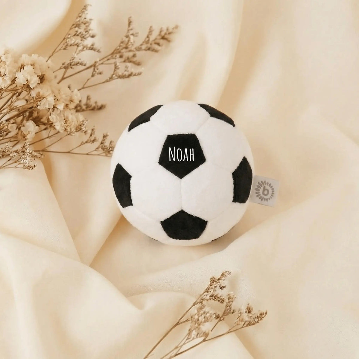 BIECO Stoffball mit Rassel personalisiert - wunderwunsch