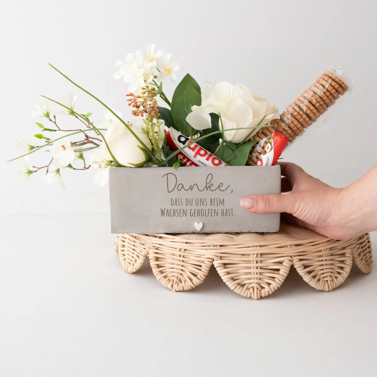 Blumentopf - Danke, dass du beim wachsen geholfen hast - wunderwunsch