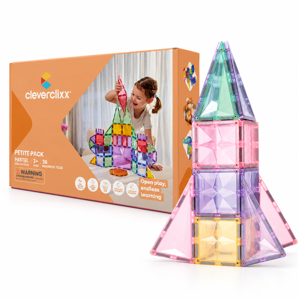 CLEVERCLIXX Petite Pack Pastel, 36 Teile - wunderwunsch