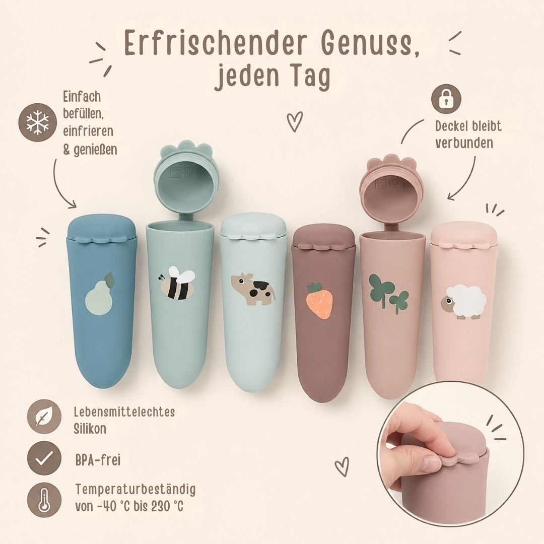 DONEBYDEER 3er-Pack Eisformen aus Silikon - wunderwunsch