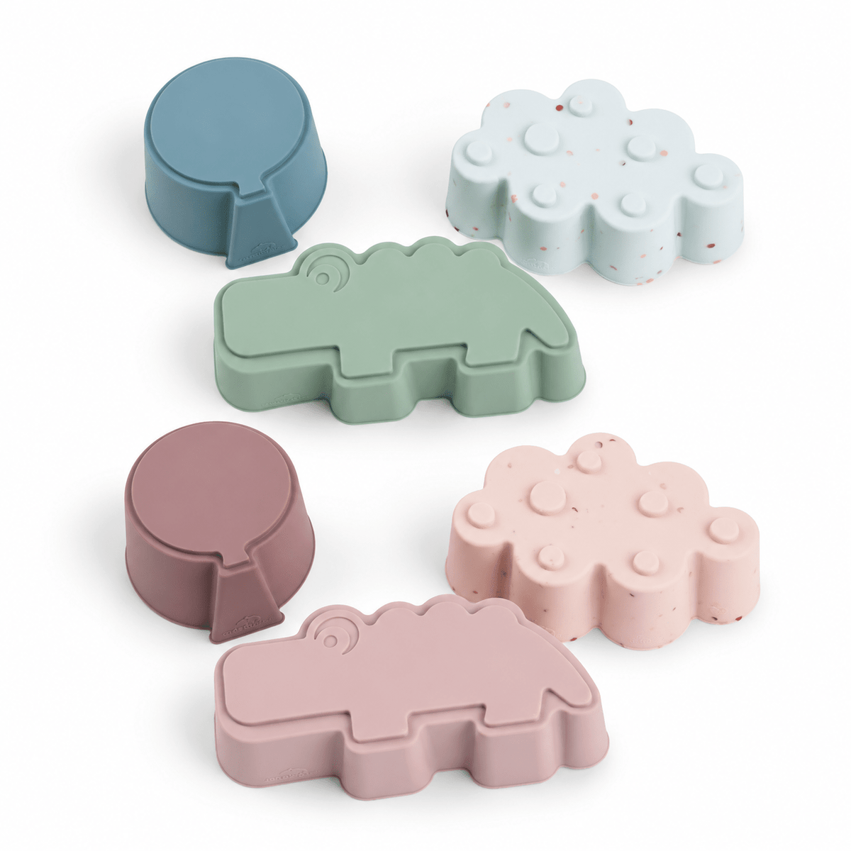 DONEBYDEER 3er-Set Silikonformen Snackbox Einlage - wunderwunsch