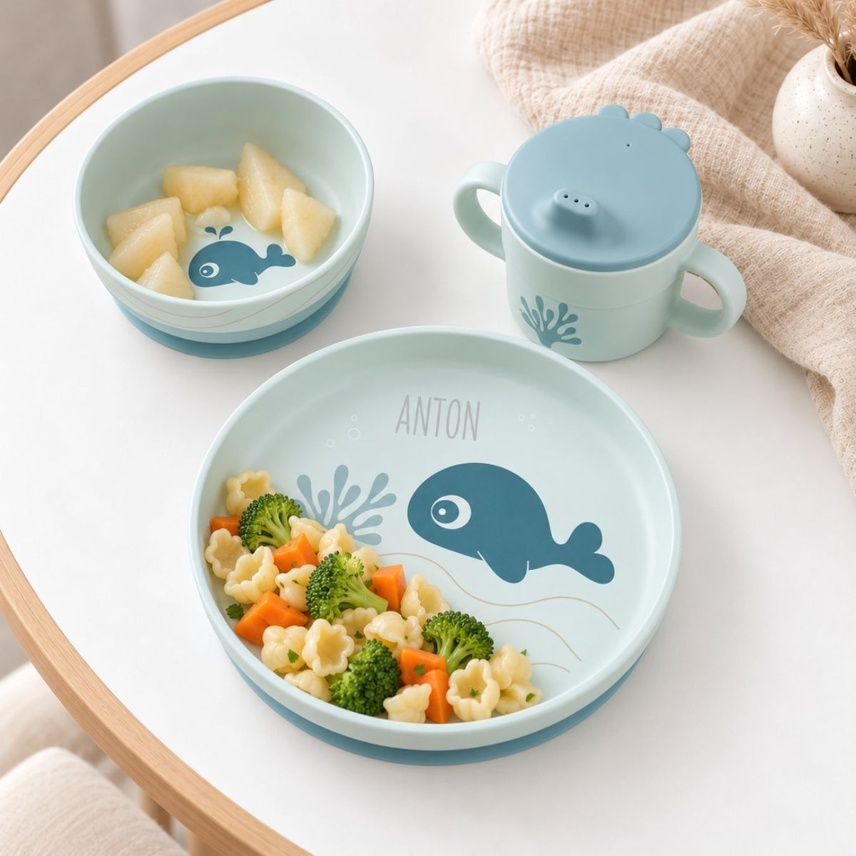 DONEBYDEER Geschirrset personalisiert - Foodie - Wally - wunderwunsch