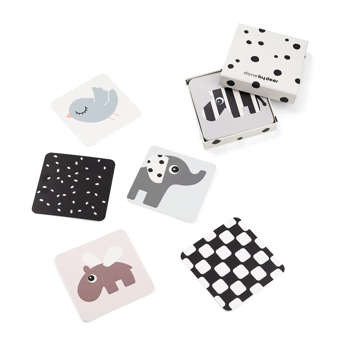 DONEBYDEER Kontrastkarten Baby 10er Pack - wunderwunsch
