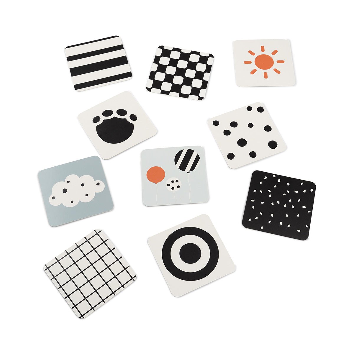 DONEBYDEER Kontrastkarten Baby 10er Pack - wunderwunsch