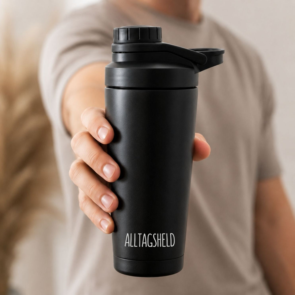 Shaker Edelstahl 700ml personalisiert - Wunschname - wunderwunsch