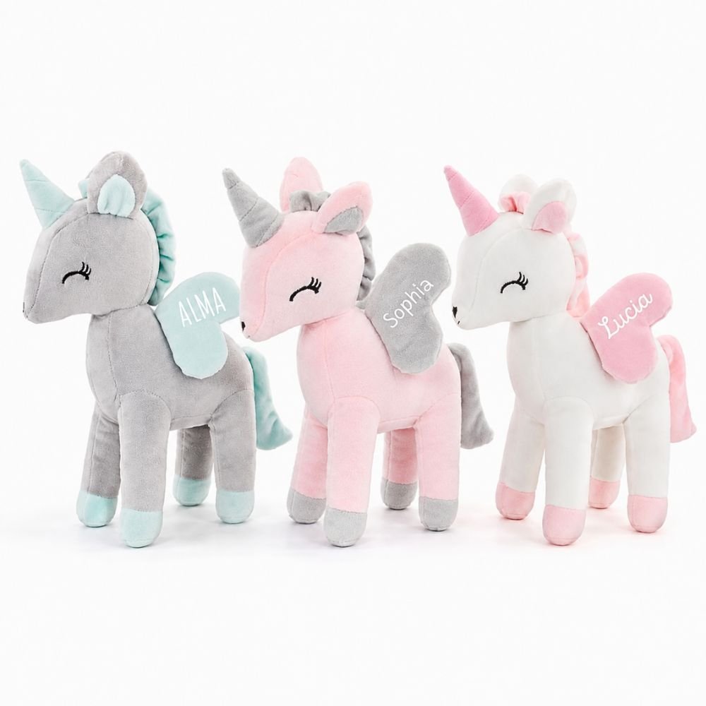 Einhorn Kuscheltier personalisiert - wunderwunsch