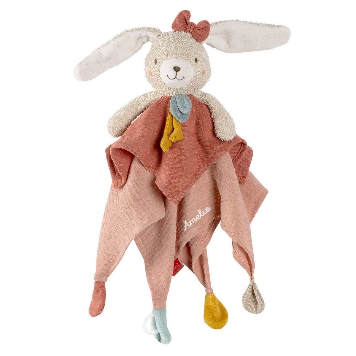 FEHN Schmusetuch personalisiert - Hase - wunderwunsch