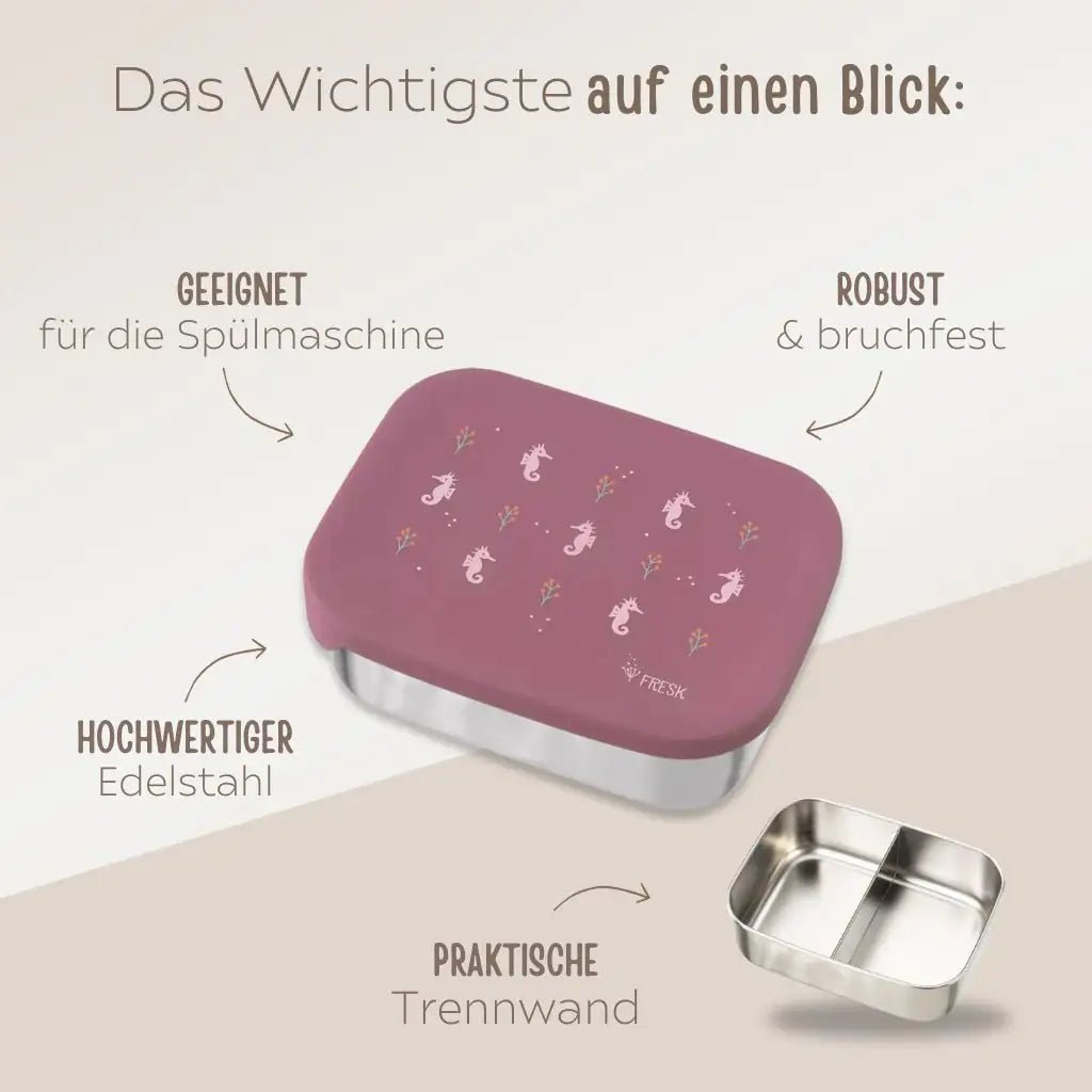 FRESK Brotdose Edelstahl personalisiert - wunderwunsch