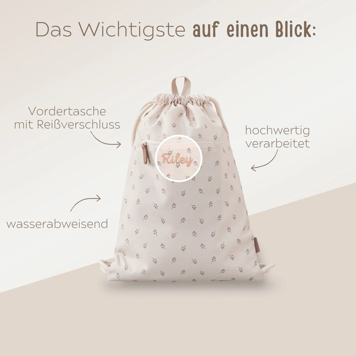 FRESK Turnbeutel personalisierbar - wunderwunsch