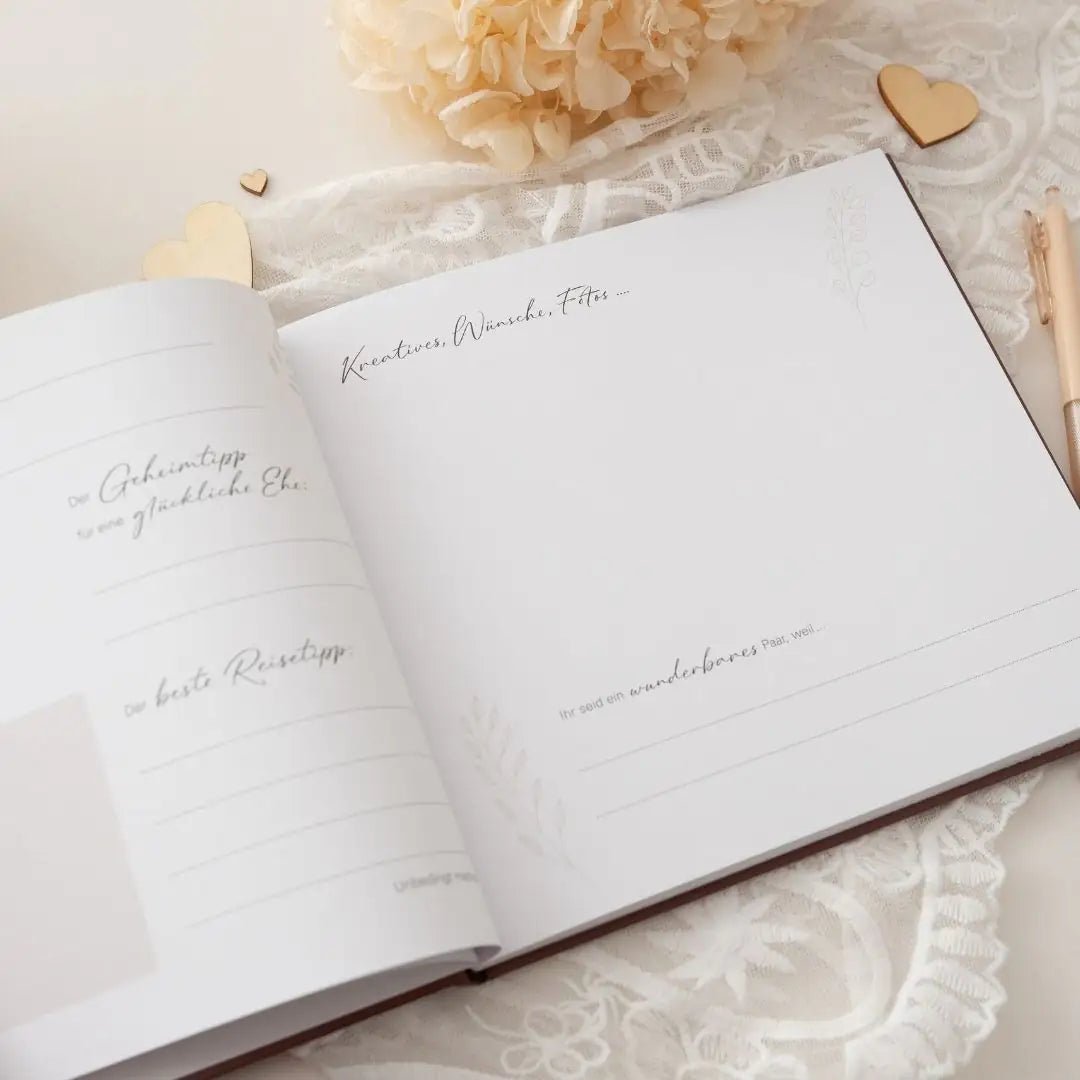 Gästebuch "Unsere Hochzeit" personalisiert - wunderwunsch