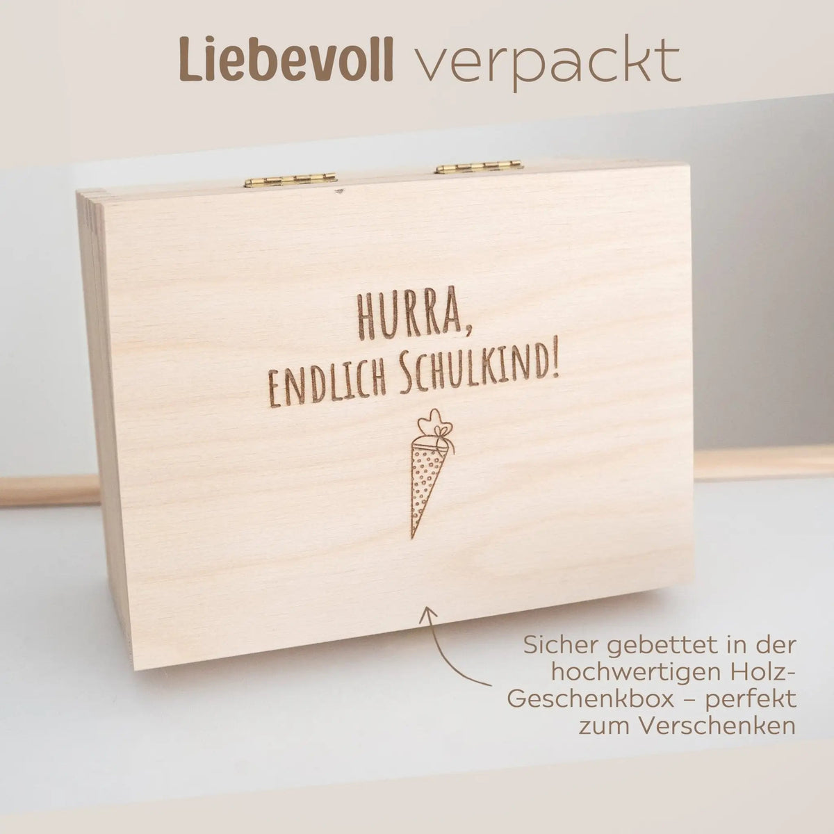 Geschenkbox Schulkind - Legami + Postkarte - wunderwunsch
