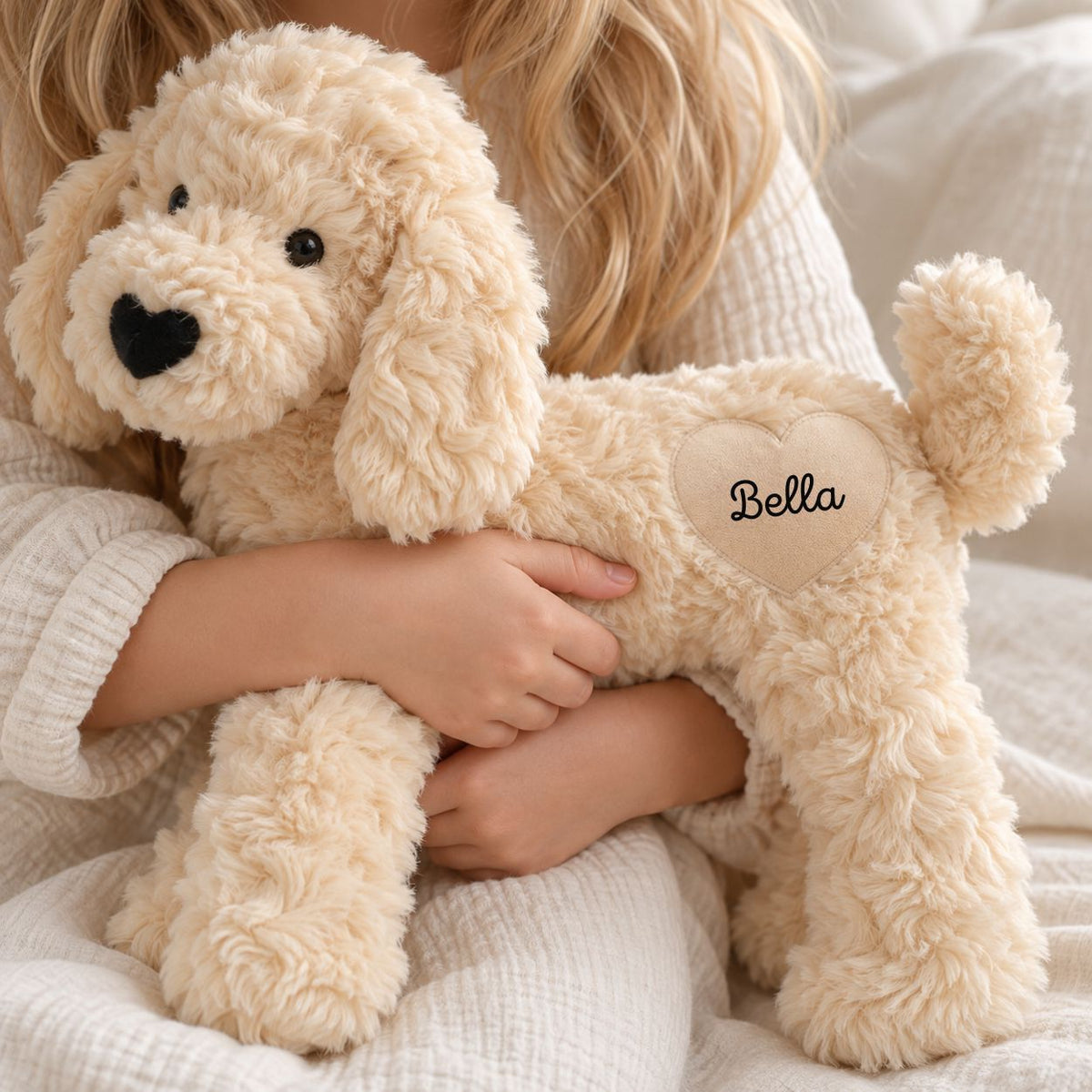 Hund Kuscheltier personalisiert - wunderwunsch