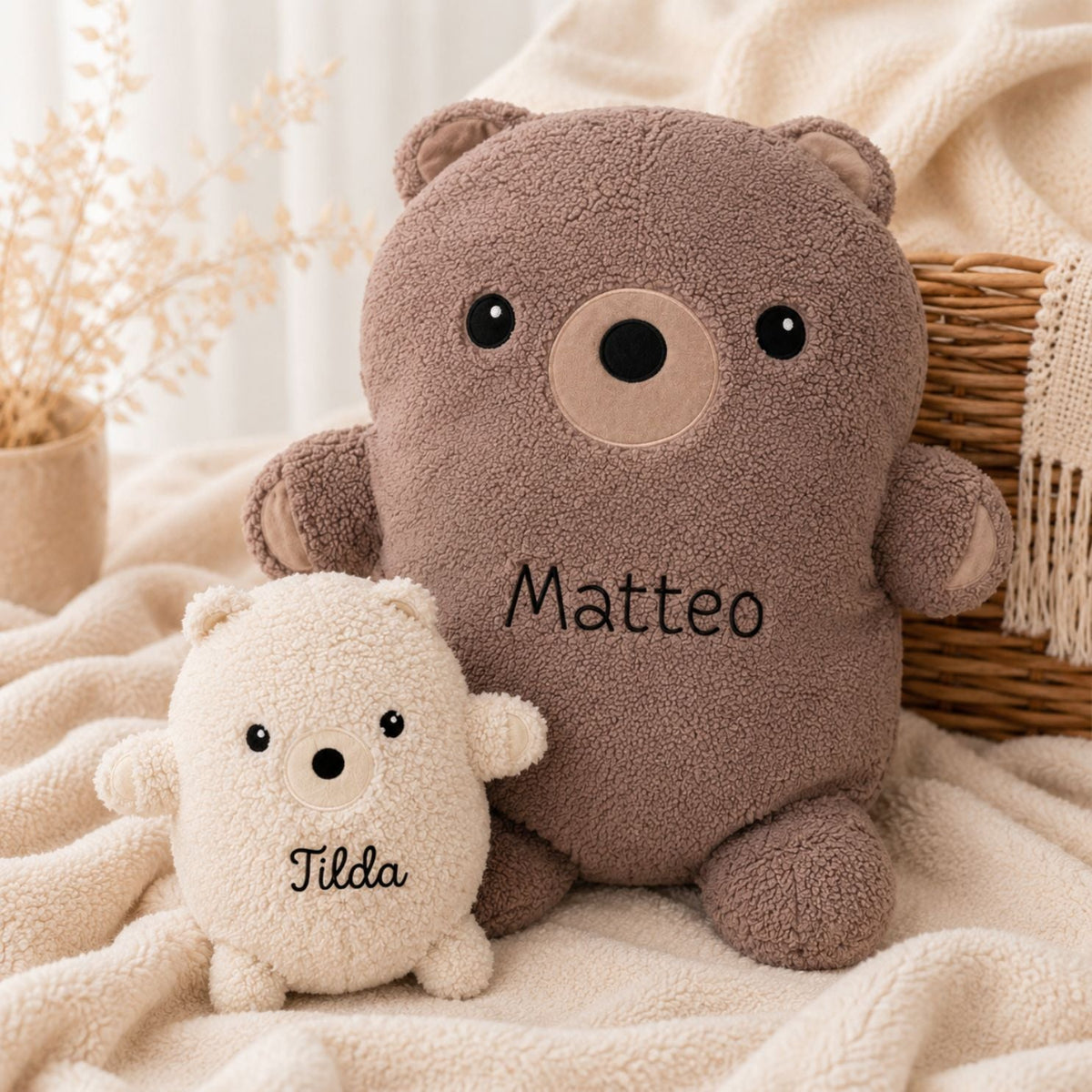IKEA Kuscheltier Kissen personalisiert - Bär - wunderwunsch