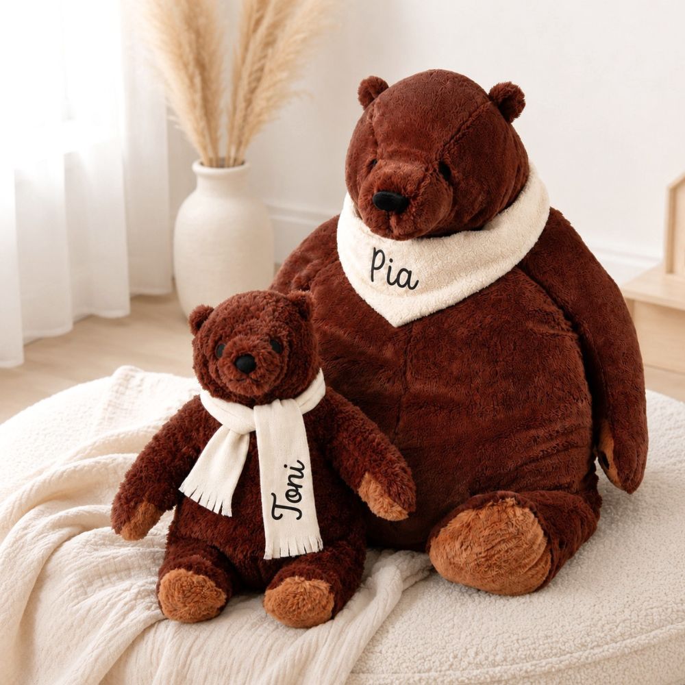 IKEA Kuscheltier personalisiert - Braunbär - wunderwunsch