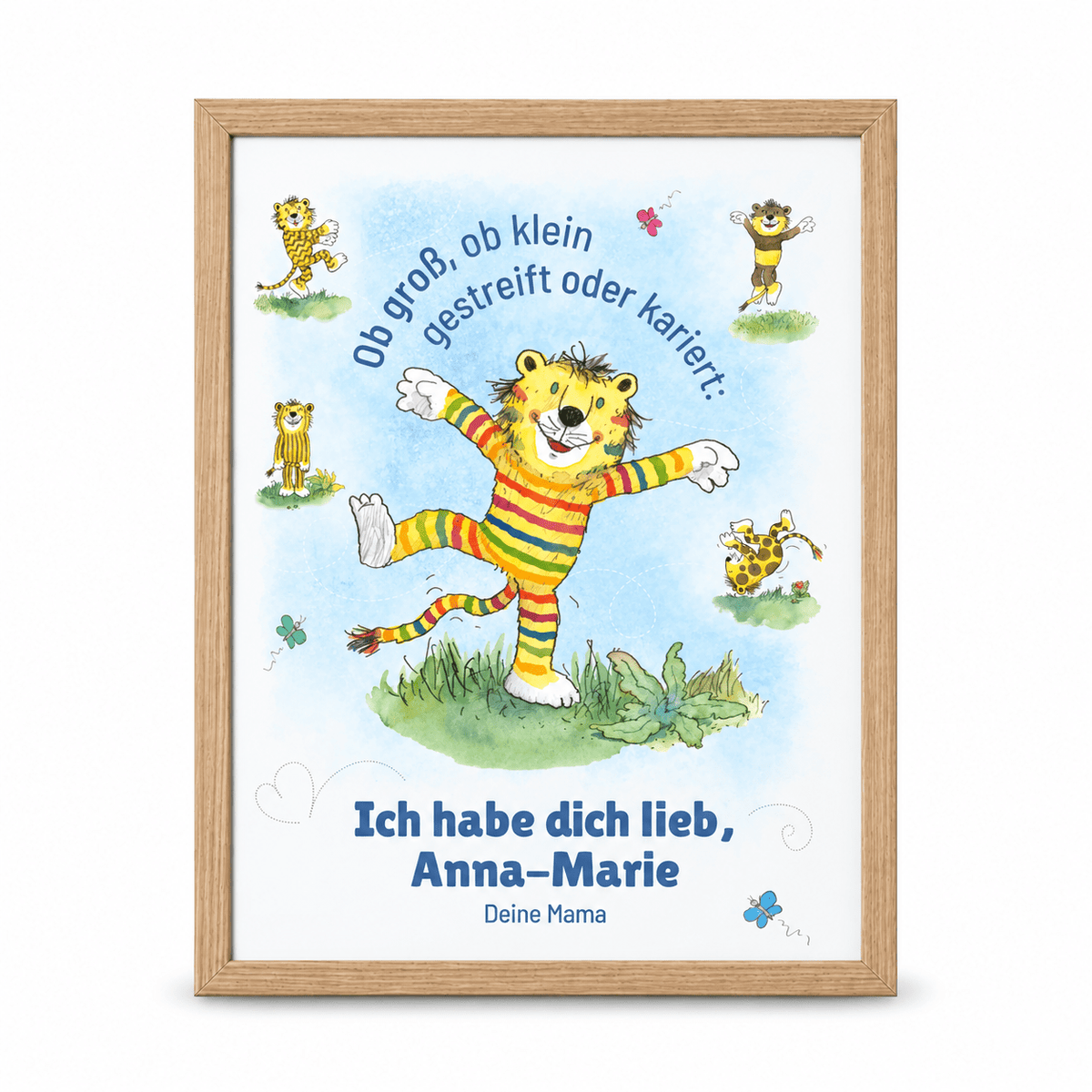 JANOSCH Poster - Liebhaben - wunderwunsch