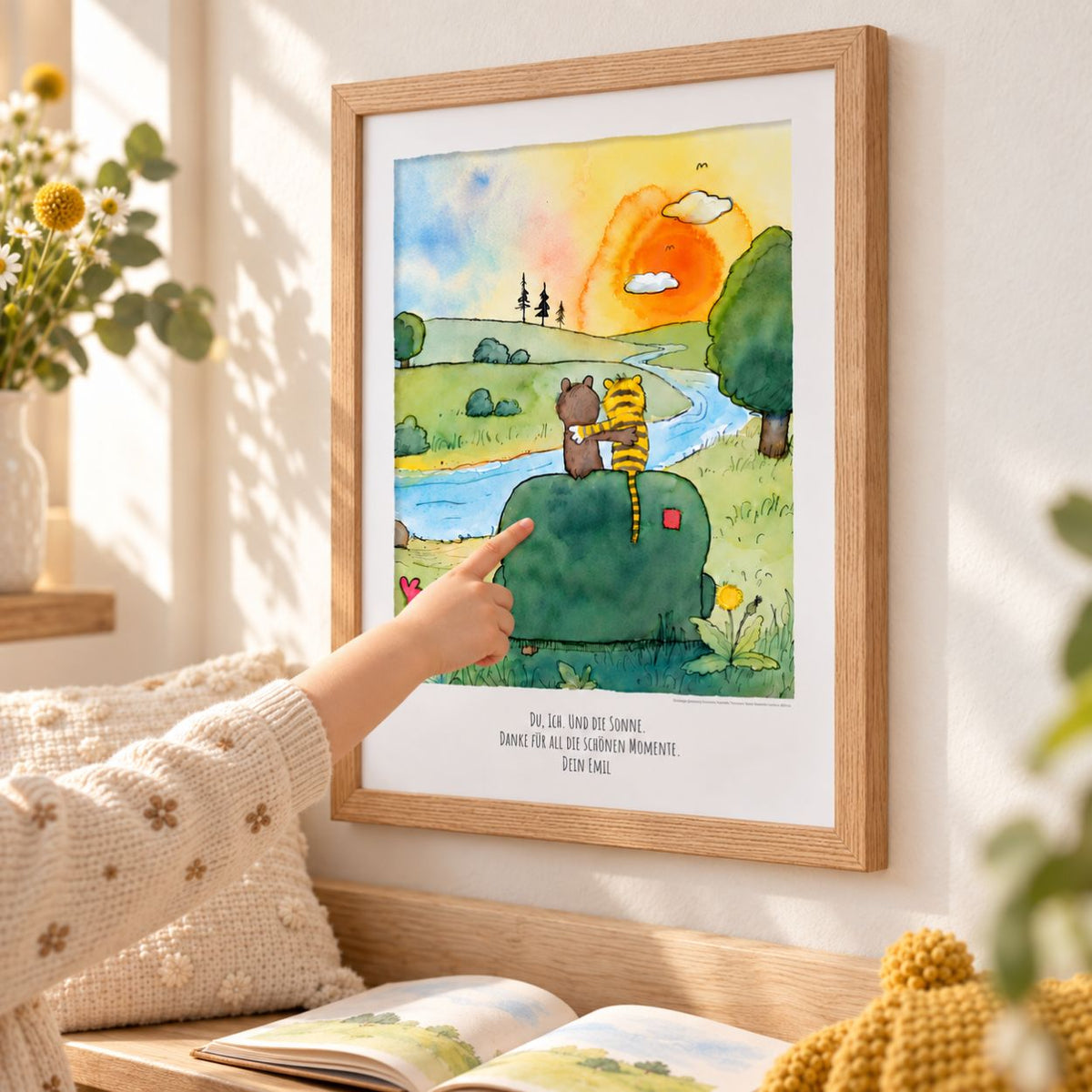 JANOSCH Poster - Sonnenuntergang - wunderwunsch