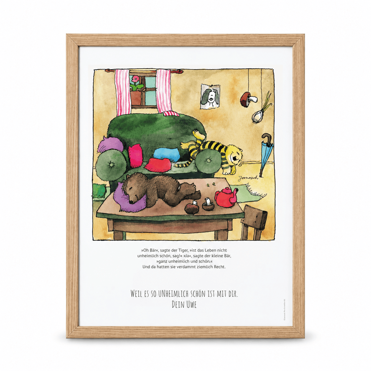 JANOSCH Poster - Unheimlich & schön - wunderwunsch