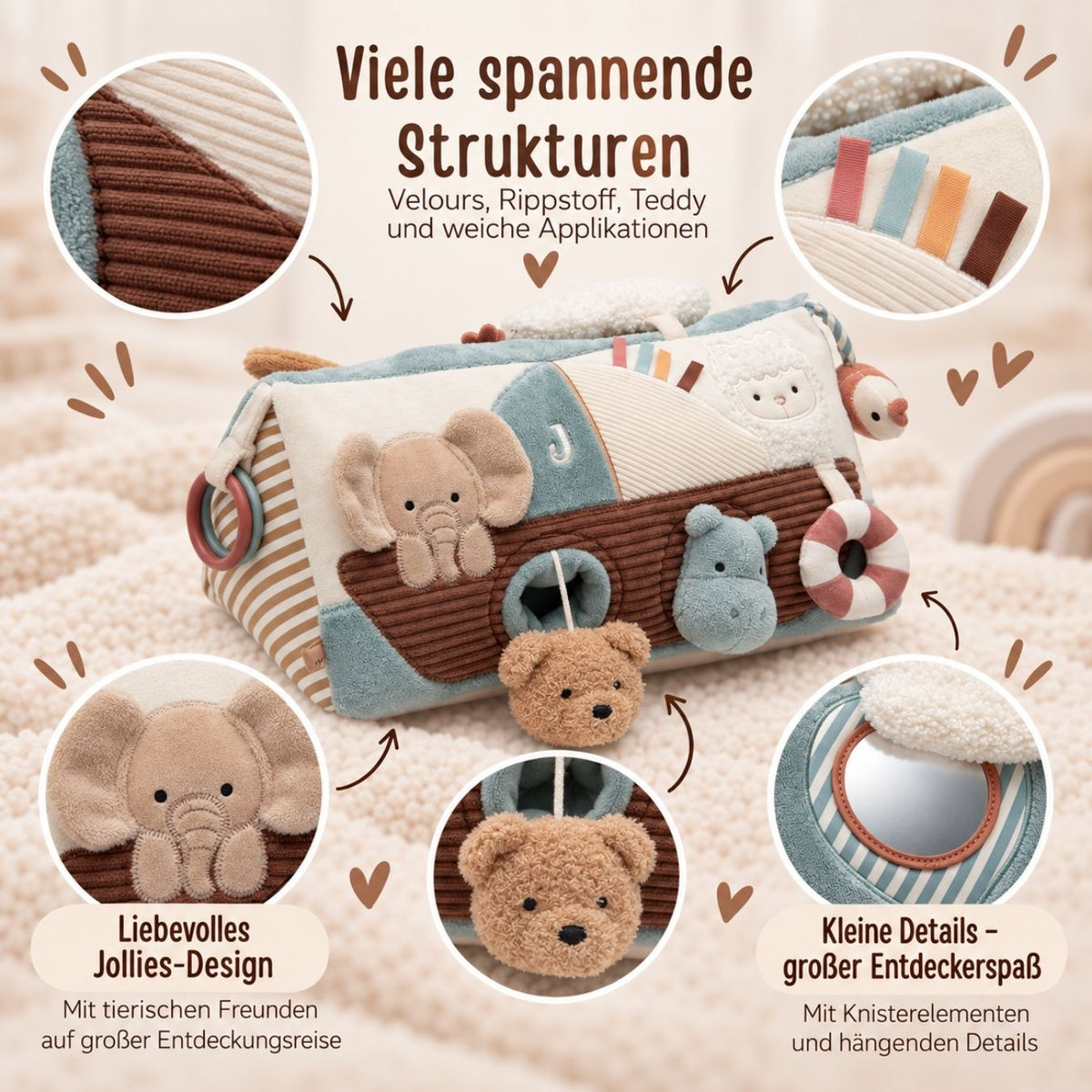 JOLLEIN Aktivitäten-Dreieck personalisiert - Jollies - wunderwunsch