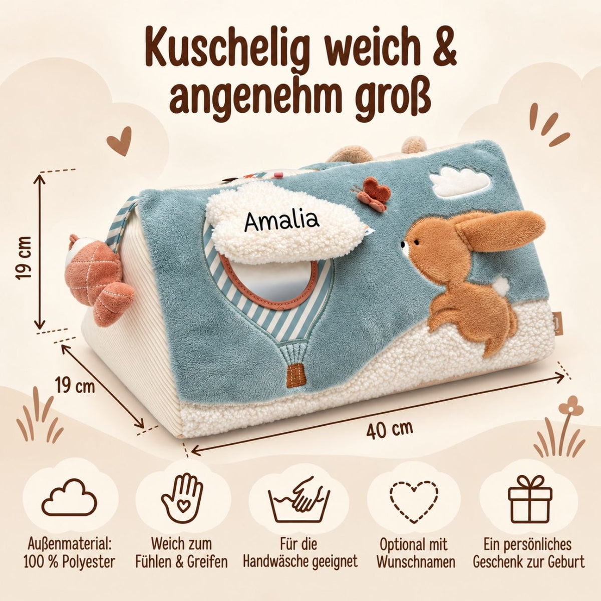 JOLLEIN Aktivitäten-Dreieck personalisiert - Jollies - wunderwunsch
